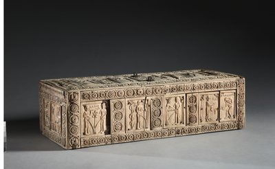 Adem ve Havva Manzaralı Fildişi Kutu, 1000-1100