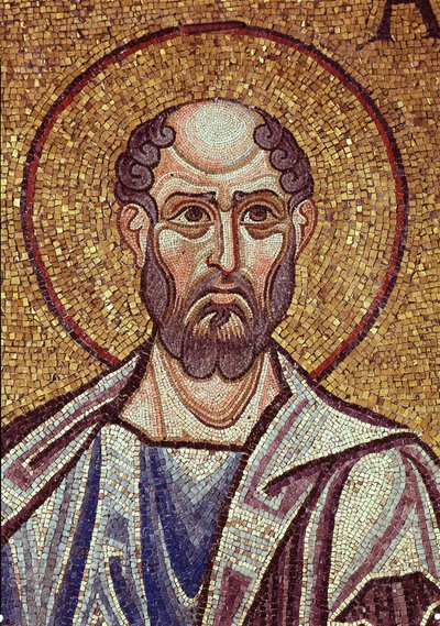 Peygamber Abdias (MÖ 8. veya 6. yy). Bizanslı bir ustanın eseri, mozaik, Venedik