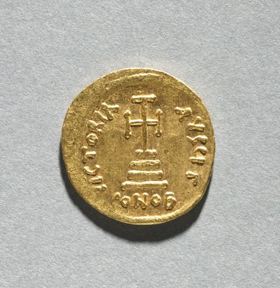 Herakleios ve Oğlu Herakleios Konstantin ile Solidus by Byzantine School