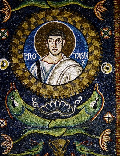 Aziz Protasio (mozaik) by Byzantine School