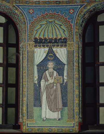 Ursicino, Ravenna piskoposu (mozaik) by Byzantine School
