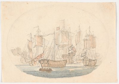 Deniz savaşı by C.A. Lorentzen