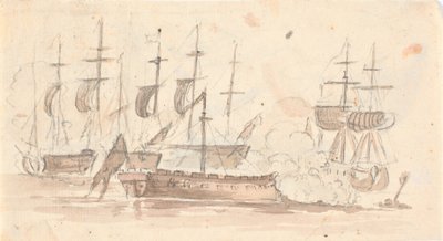 Deniz savaşı by C.A. Lorentzen