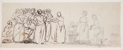 Balıkçılar ve tüccarlar ile çizin. by C.D. Fritzsch