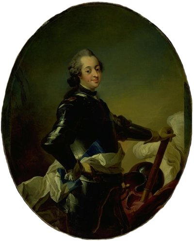 Zırhlı Frederik V portresi by C.G. Pilo