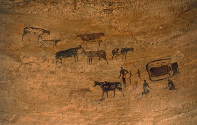 Hayvancılık, kaya sanatı, Tassili n