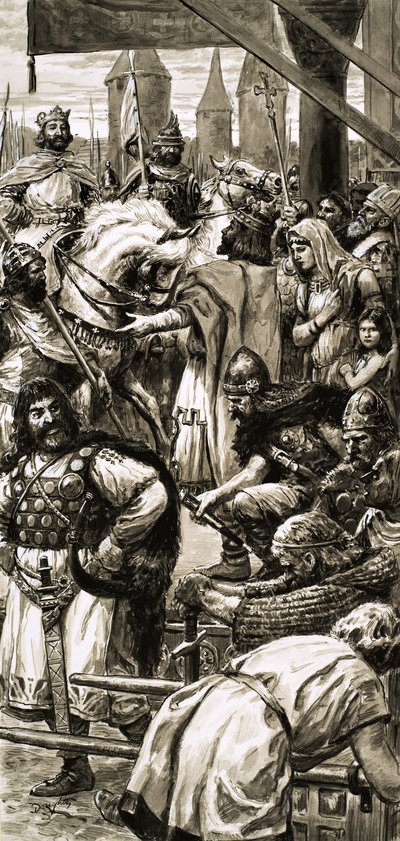Bohemya Kralı Wenceslas, I. Henry yönetimindeki Almanlarla barış yaptı by C.L. Doughty