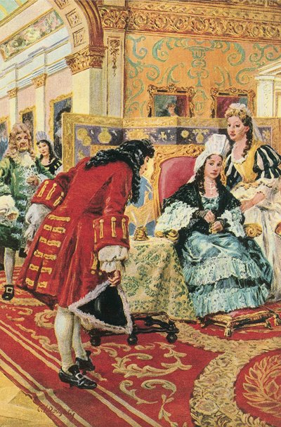 Marlborough Dükü kraliyet dairelerinin altın anahtarlarını Kraliçe Anne