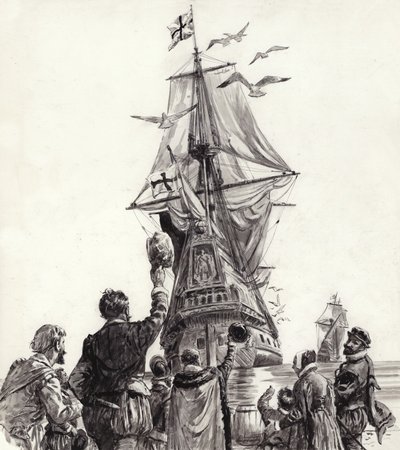 Altın Hind (kağıt üzerine guaj) by C.L. Doughty