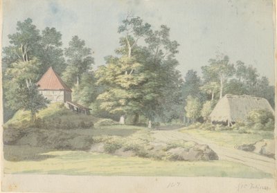 Møn üzerinde bir tuğla by Christoffer Wilhelm Eckersberg