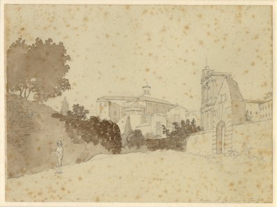 Aziz John Kilisesi Giovanni ve Paulo by Christoffer Wilhelm Eckersberg