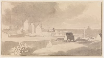 Korsør tarafından hazırlanan Prospektüs by Christoffer Wilhelm Eckersberg