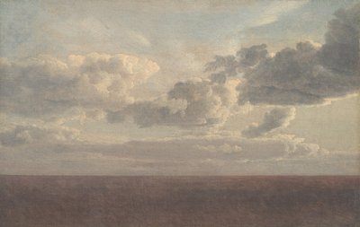 Deniz Üzerindeki Bulutların İncelenmesi by Christoffer Wilhelm Eckersberg
