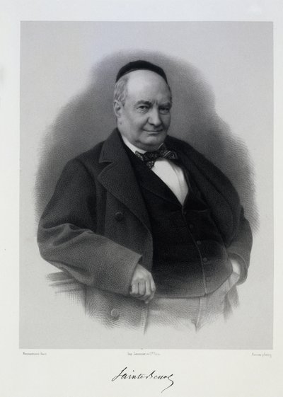 Charles Augustin Sainte-Beuve 1804-1869. by C. Bornemann
