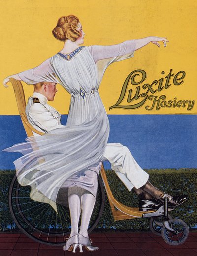 Vogue dergisinden Lüks Çorap reklamı, 1919 by C. Coles Phillips