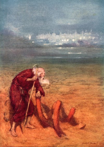 Kayıp Ülke (renkli lito) by C. Dudley (after) Tennant