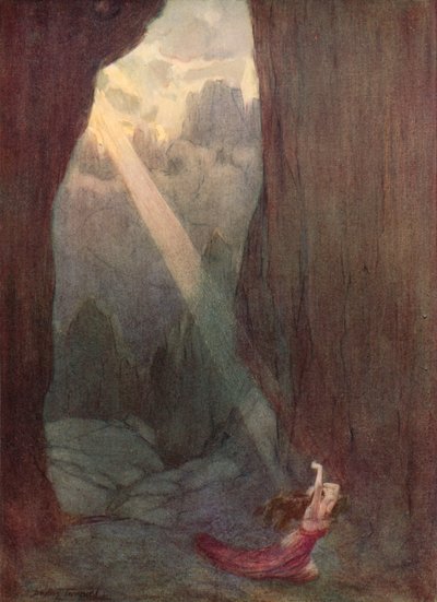 Vadinin İçinden (renkli lito) by C. Dudley (after) Tennant