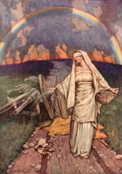 Savaş Soneleri (renkli lito) by C. Dudley (after) Tennant