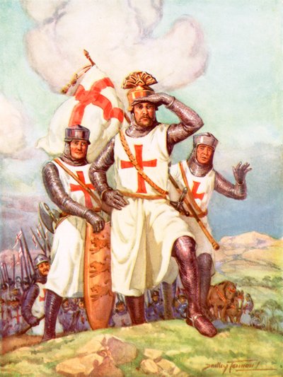 Kutsal Topraklardaki aslan yürekli kral (renkli lito) by C. Dudley Tennant