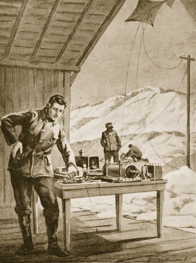 Harika bir sorunu çözen üç tıklama (litho) by C. Dudley Tennant