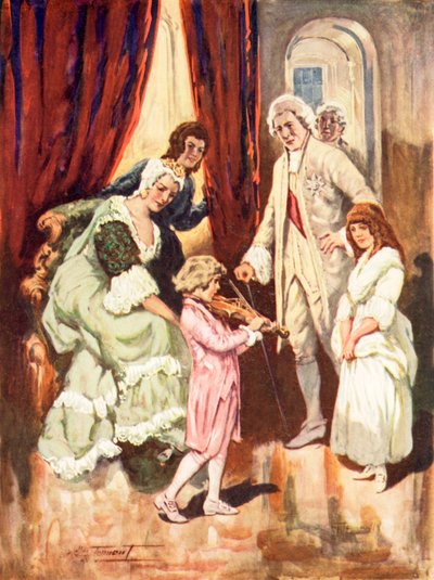 Kraliyet seyircisinin kalbini kazanmak (renkli lito) by C. Dudley Tennant