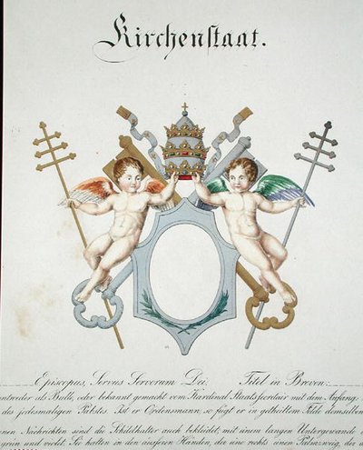 Arms of the Church State of the Vatikan, Almanya