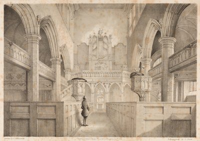 I. Shaw tarafından oyulmuş St. Peters, Wolverhampton, 1848 by C. J. Greenwood