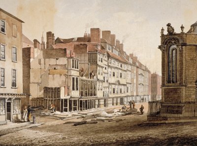 Strand, Westminster, Londra, 1810 by C John M Whichelo