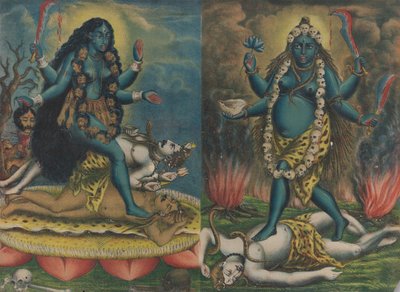 KaliTara, ca. 1885-90. by Calcutta Art Studio