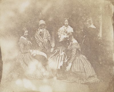 34. Çeşitli Pozlarda Sanatsal Gruplar, yakl. 1845. by Calvert Jones