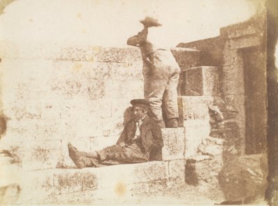 Bir İskelede Dinlenen İki Genç Adam, 1840