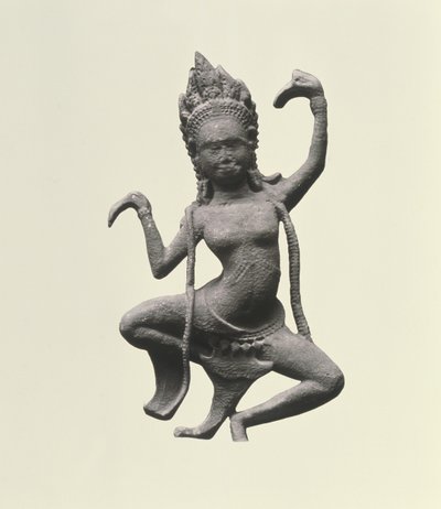 Dans Eden Apsaralar, bir frizden detay, 12. yüzyıl sonu - 13. yüzyıl başı (taş) (155540 ile detay) by Cambodian Cambodian