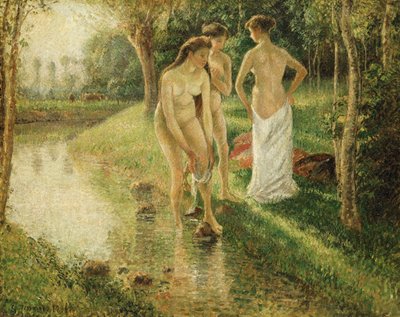 Yıkananlar, 1896 by Camille Jacob Pissarro
