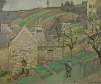 Ermitaj Tepesi, Pontoise, 1873 by Camille Jacob Pissarro