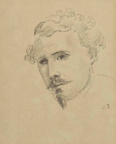 Otoportre, c. 1853. by Camille Jacob Pissarro