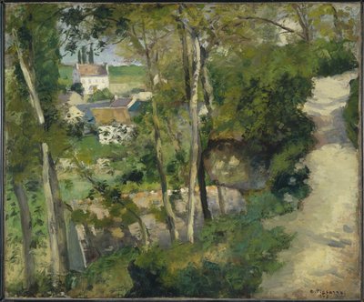 Tırmanış, Rue de la Cote-du-Jalet, Pontoise, 1875 by Camille Jacob Pissarro