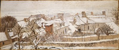 Dört Mevsim: Kış, 1872 by Camille Jacob Pissarro