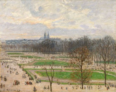 Bir Kış Öğleden Sonra Tuileries Bahçesi, 1899 by Camille Jacob Pissarro