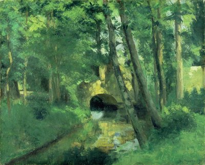 Küçük Köprü, Pontoise, 1875 by Camille Jacob Pissarro