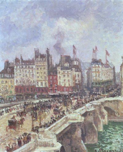 Pont Neuf, 1901 by Camille Jacob Pissarro