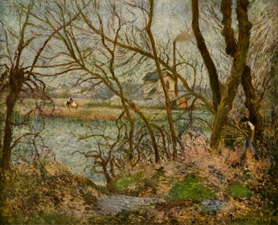 Oduncu, 1878, 1939. by Camille Jacob Pissarro