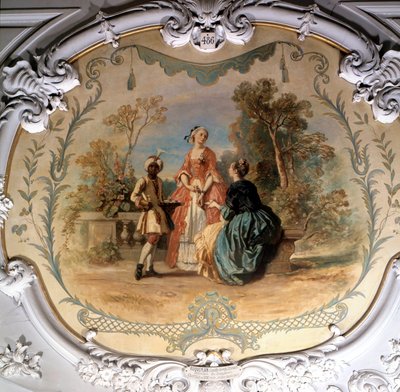 Camille Roqueplan (1803-1855) 19. yüzyıl Güneşi tarafından Chantilly Boyama parkında tadımcı. 0,97 x 1,14 m Chantilly, müze salonu by Camille Joseph Etienne Roqueplan