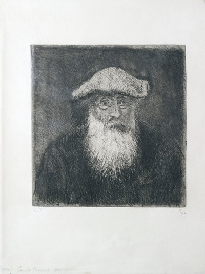 Camille Pissarro, kendi başına, c1890 by Camille Pissarro