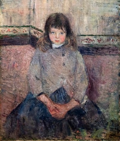 Félix Pissaro etek giymiş by Camille Pissarro