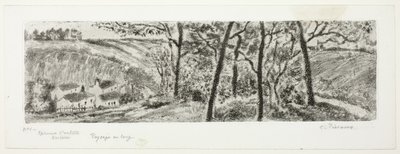 Manzara Panorama by Camille Pissarro