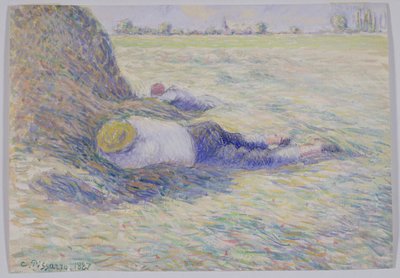 Öğle Dinlenme by Camille Jacob Pissarro