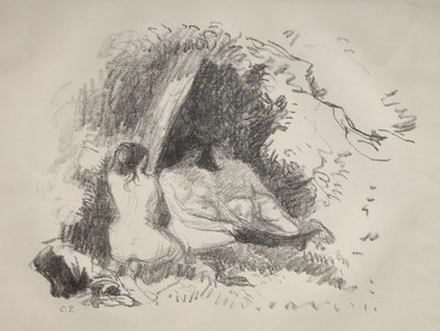 çıplak Kadınlar by Camille Pissarro