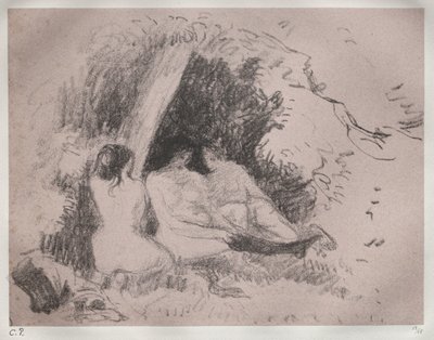 çıplak Kadınlar by Camille Pissarro