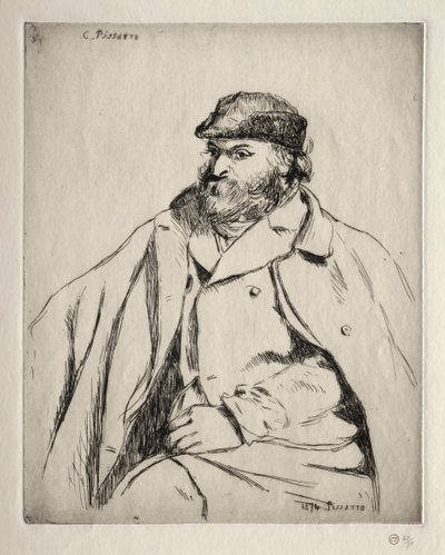 Paul Cezanne by Camille Pissarro