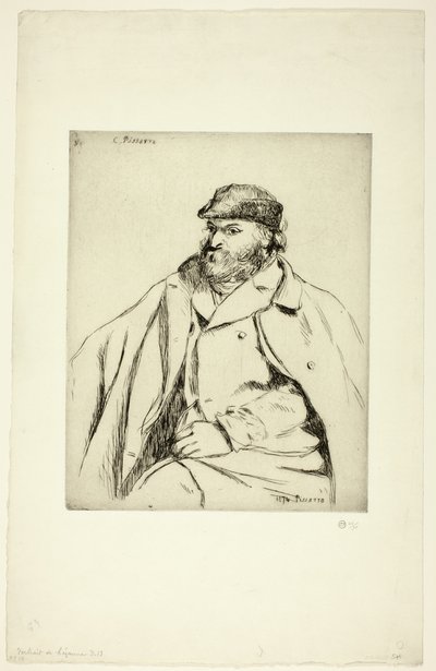 Paul Cezanne by Camille Pissarro